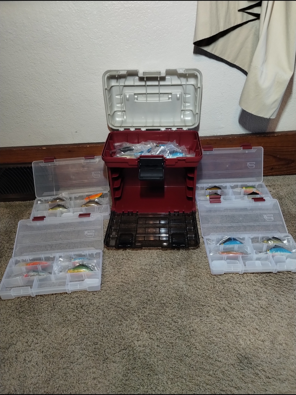Plano Tackle Box Full Of Unused Bass Lures
